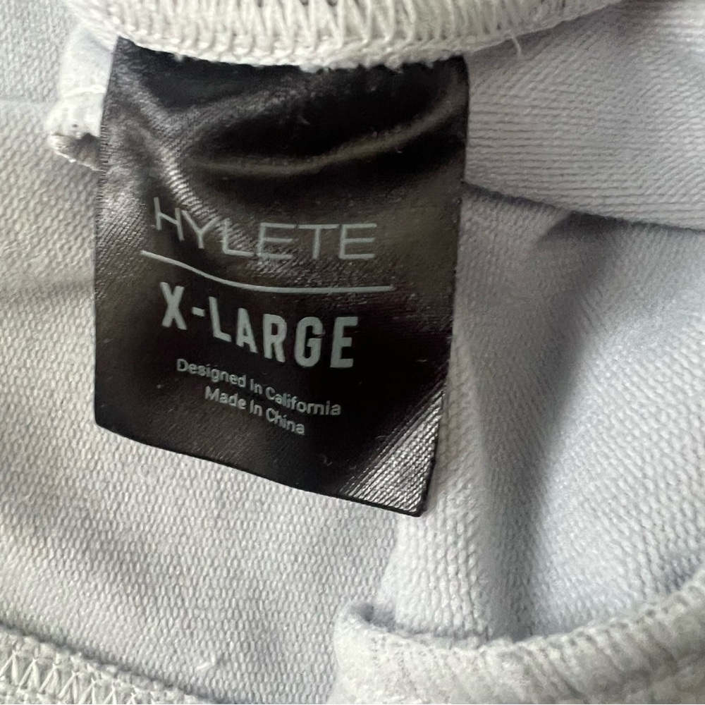 Hylete Flexion Pants Light Gray Drawstring Jogger… - image 3